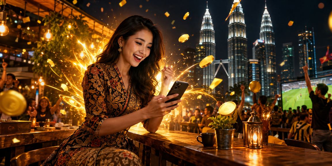 Kasino mudah alih dengan motif batik di Kuala Lumpur