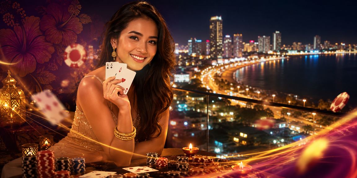 Pemain poker di Penang menikmati permainan kasino dalam suasana tempatan